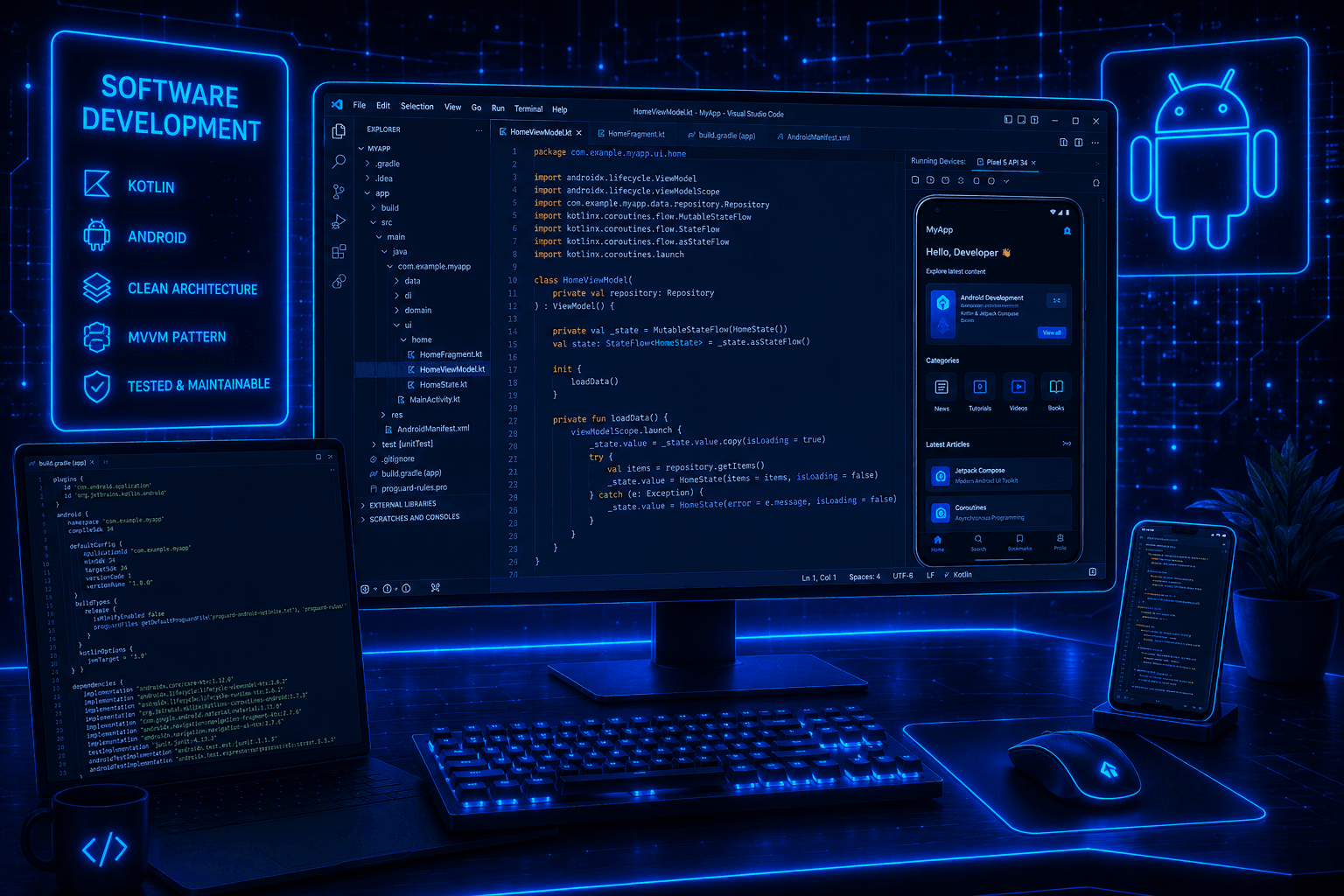 Software development and web apps